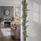 First Traditions™ Collection 9ft. Pre-Lit Artificial North Conway Garland with Glittery Cones & Eucalyptus, 100 Warm White LED Lights